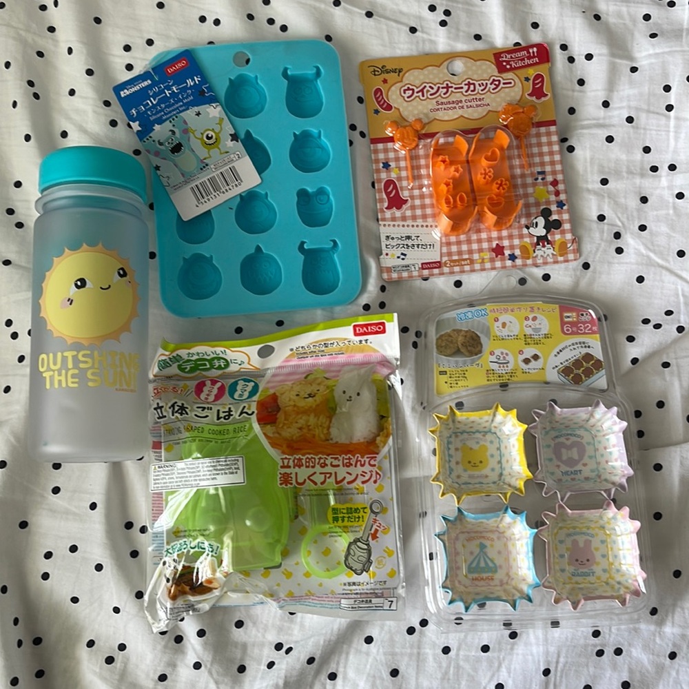Bento Box Accessories! Daiso/Kawaii